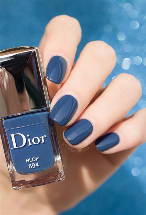 dior dark blue nail polish|Dior nail polish reviews.